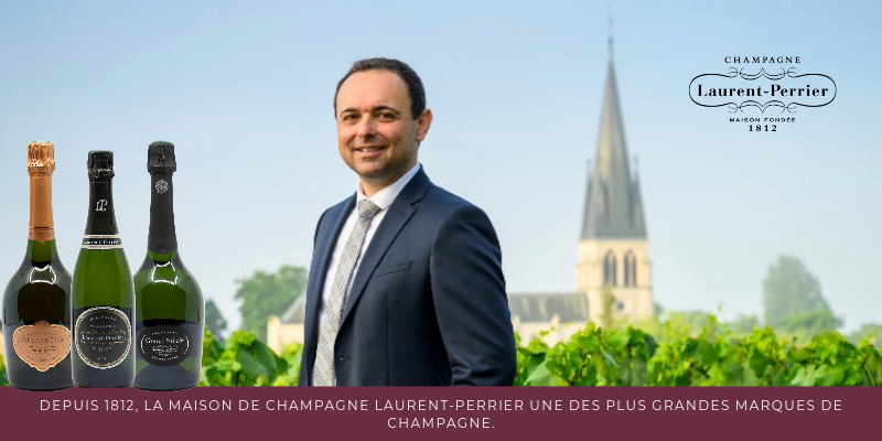 Depuis 1812, la Maison de Champagne Laurent-Perrier une des plus grandes marques de Champagne.