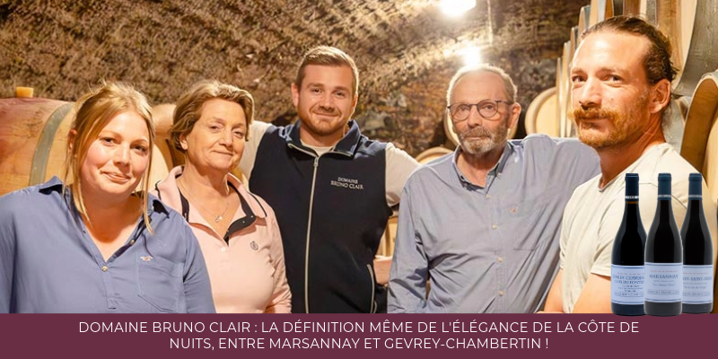 Domaine Bruno Clair : la d&eacute;finition m&ecirc;me de l'&eacute;l&eacute;gance de la C&ocirc;te de Nuits, entre Marsannay et Gevrey-Chambertin !