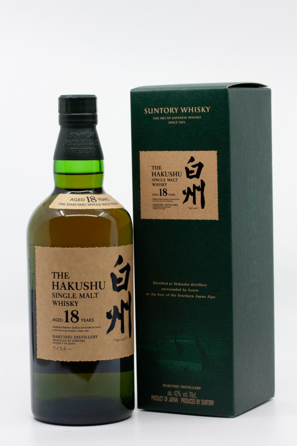 Japanese Single Malt Whisky - Hakushu 18 Years Old